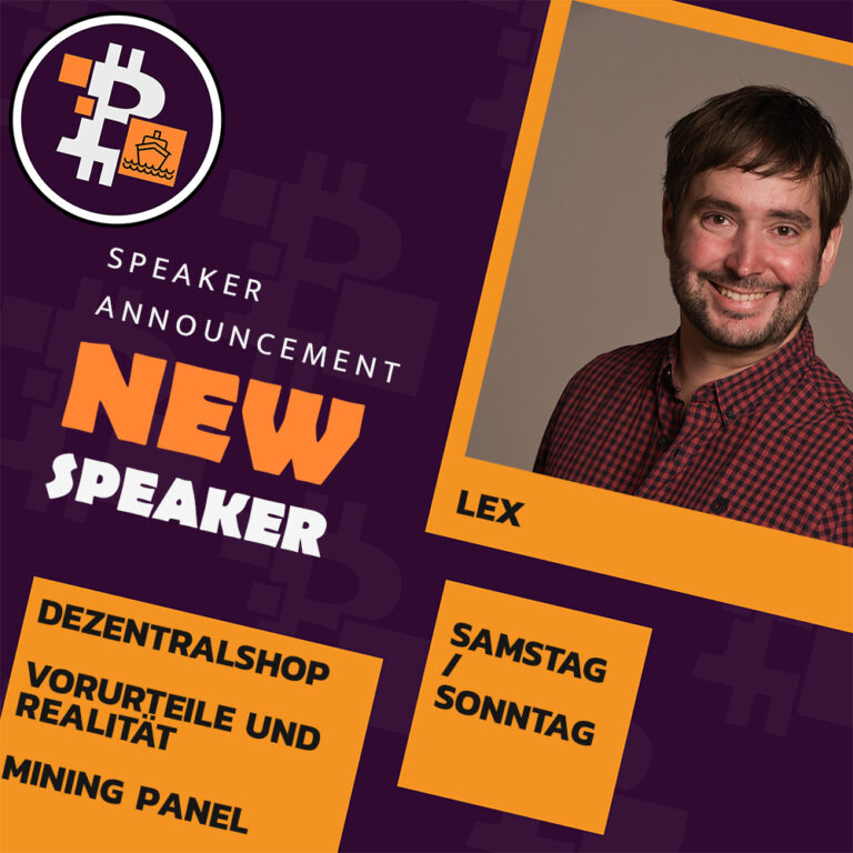 Alex Arisi ist Bitcoin-Enthusiast und Gründer des Dezentralshop, einer Plattform für Produkte und Dienstleistungen rund um Bitcoin und Selbstbestimmung. Mit seinem Projekt möchte er zeigen, wie Bitcoin im Alltag genutzt werden kann und eine unabhängige, dezentrale Wirtschaft fördern.  Er engagiert sich dafür, Bitcoin verständlich und praktisch nutzbar zu machen und Menschen für Themen wie Selbstverwahrung, Freiheit und Dezentralität zu begeistern.