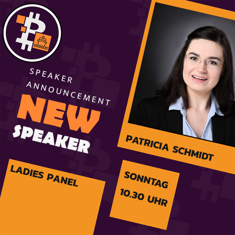 Patricia Schmidt lehrt Bitcoin an verschiedenen Hochschulen. Als Co-Founder von SatoshisDaughters.ch unterstützt sie Frauen dabei, Kompetenz und Sicherheit im Umgang mit Bitcoin aufzubauen.